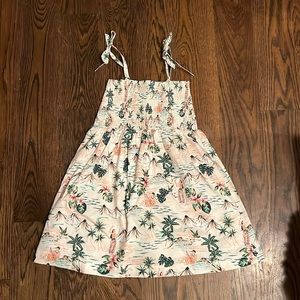 Classic Prep Hawaiian Print dress never worn